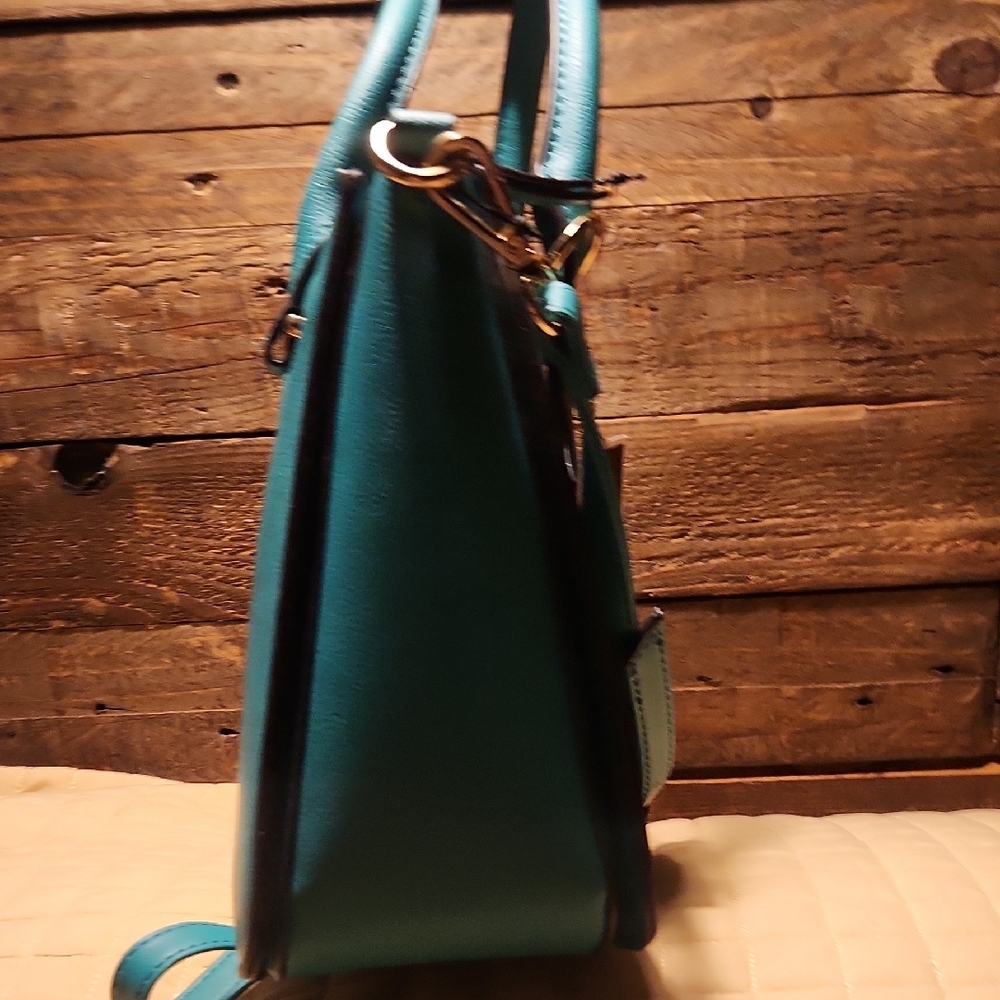 Nine West Summer Green-Green Satchel/Crossbody NWT - Picture 12 of 16